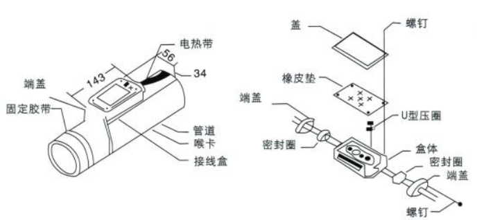 電伴熱接線